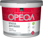 Краска ВД Ореол белоснежная для обоев 6,5кг/2