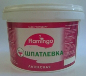 Шпатлевка латексная "Фламинго" 5кг ведро/2шт. Шпатлевка латексная "Фламинго" 5кг ведро/2шт.