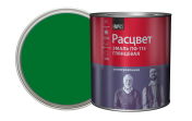 Эмаль "Расцвет" универсальная зеленая 2,7кг/6 Эмаль "Расцвет" универсальная зеленая 2,7кг/6