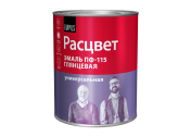 Эмали "Расцвет" серая универсальная 0,9 кг/*14