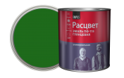 Эмаль "Расцвет" универсальная ярко-зеленая 2,7г/6