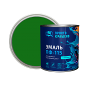Эмаль ПФ-115 "Простокрашено" зеленая  2,7кг БАУ/6