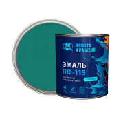 Эмаль ПФ-115 "Простокрашено" бирюзовая 2,7кг БАУ/6