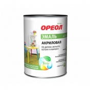 Эмаль "Ореол" АКРИЛ серая 0,9 кг/14 Эмаль "Ореол" АКРИЛ серая 0,9 кг/14