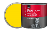 Грунт - эмаль по ржавчине "Расцвет" желтая 1,9кг/6 Грунт - эмаль по ржавчине "Расцвет" желтая 1,9кг/6