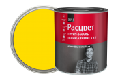 Грунт - эмаль по ржавчине "Расцвет" желтая 2,7кг/6