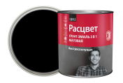 Грунт-эмаль БЫСТРОСОХНУЩАЯ "Расцвет" матовая черная 2,7кг