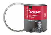 Грунт-эмаль БЫСТРОСОХНУЩАЯ "Расцвет" матовая белая 2,7кг