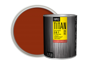 Грунт - эмаль по ржавчине ОРЕОЛ TITAN красно-коричневый 0,9кг/4