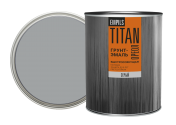 Грунт - эмаль быстросохнующая ОРЕОЛ TITAN матовая серая 0,9кг/4