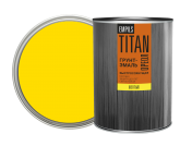 Грунт - эмаль быстросохнующая ОРЕОЛ TITAN матовая желтая RAL 1023 0,9кг/4