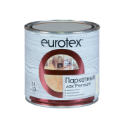 Лак паркетный EUROTEX-Premium глянцевый 0,8л/6шт. Лак паркетный EUROTEX-Premium глянцевый 0,8л/6шт.