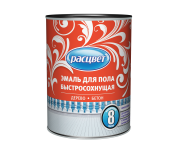 Эмаль "Расцвет" для пола желто-коричн. 0,9кг/14шт. Эмаль "Расцвет" для пола желто-коричн. 0,9кг/14шт.