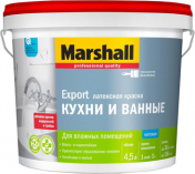 Marshall для КУХНИ и ВАННОЙ в/э краска BC 4,5л Marshall для КУХНИ и ВАННОЙ в/э краска BC 4,5л