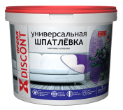 Шпатлевка универсальная масляно-клеевая "Ореол Дисконт" для внутр. работ 1,5кг Шпатлевка универсальная масляно-клеевая "Ореол Дисконт" для внутр. работ 1,5кг
