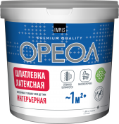 Шпатлевка ВД латексная "Ореол" д/внутр. работ 1,5кг Шпатлевка ВД латексная "Ореол" д/внутр. работ 1,5кг