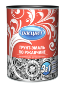 Грунт - эмаль по ржавчине "Расцвет" синяя 1,9кг/6 Грунт - эмаль по ржавчине "Расцвет" синяя 1,9кг/6