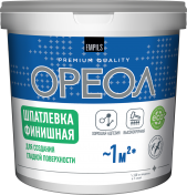 Шпатлевка ВД финишная "Ореол" д/внутр. работ 1,5кг Шпатлевка ВД финишная "Ореол" д/внутр. работ 1,5кг