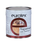 Лак паркетный EUROTEX-Premium полуматовый 2,5л/3шт. Лак паркетный EUROTEX-Premium полуматовый 2,5л/3шт.